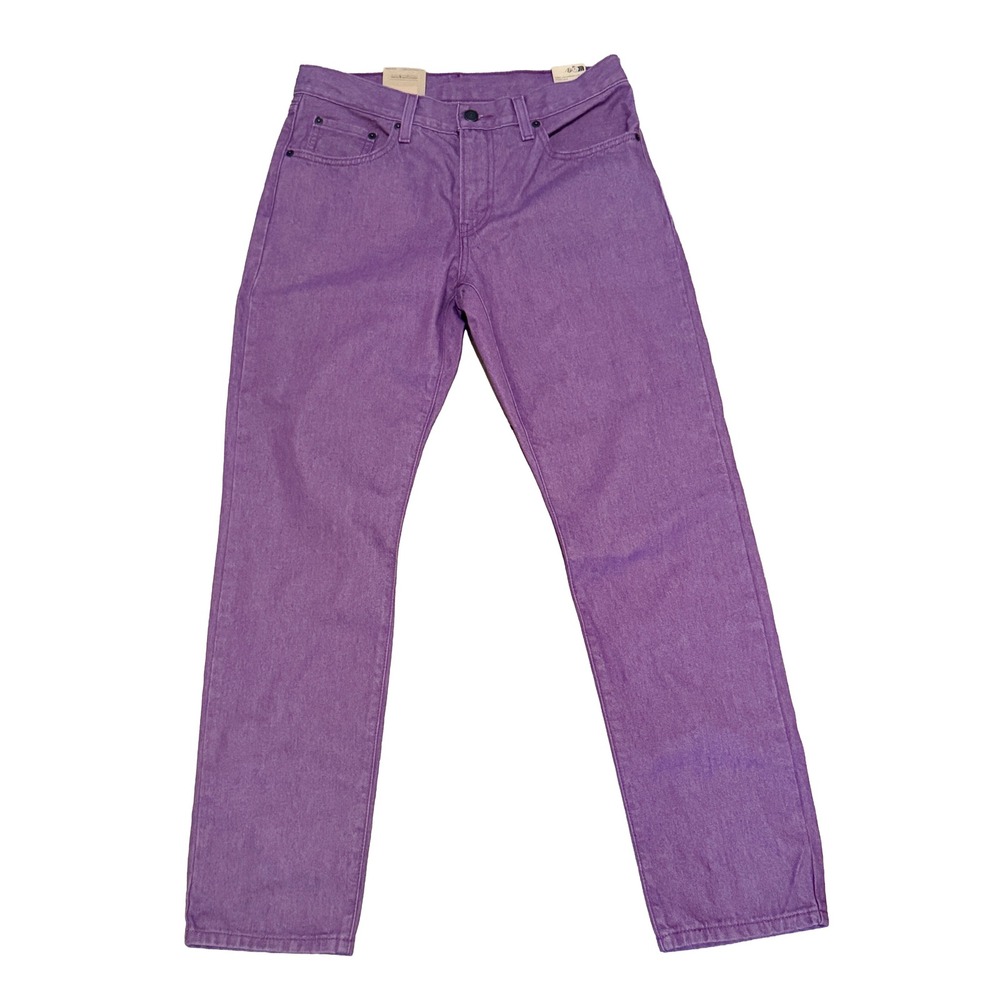 Levi's 501 Original Fit Jeans Women 28x30 Purple Straight Leg Denim Pants